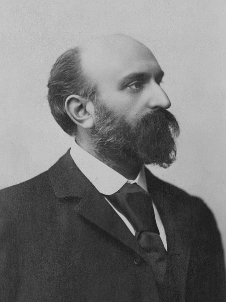 Black and white photo of Ernest Chausson