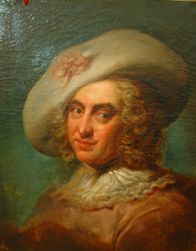 Painting of Nicolas Chedeville