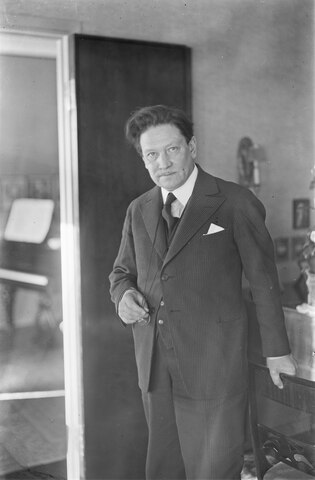 Black and white photo of Selim Palmgren