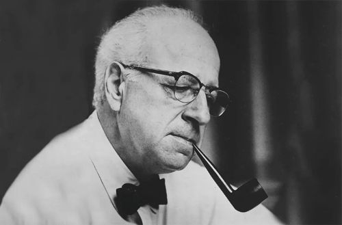 Black and white photo of Walter Piston