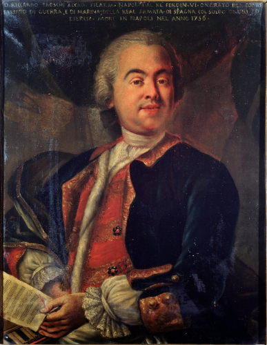 Painted portrait of Broschi